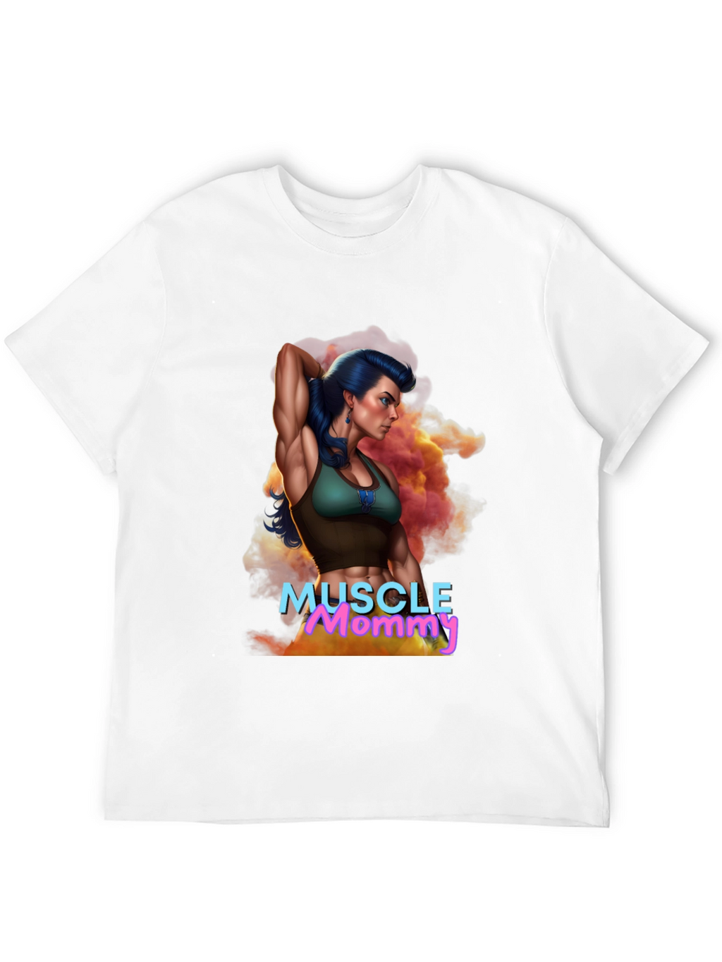 Muscle Mommy Graphic Tee - Fitness Lover Gift