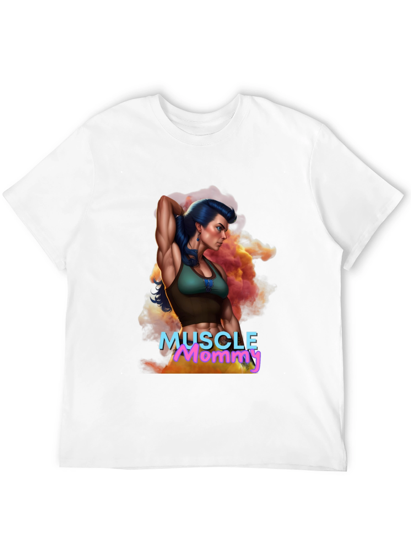 Muscle Mommy Graphic Tee - Fitness Lover Gift
