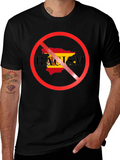 Anti-Racism Spain Flag T-Shirt