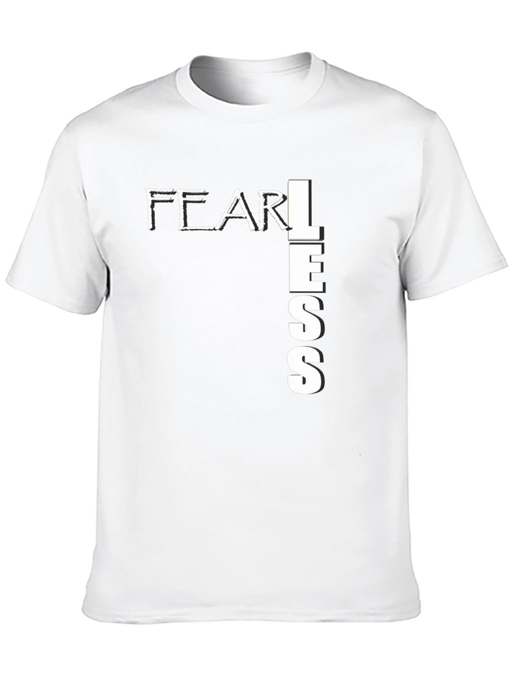 Fearless Graphic Print Mens T-Shirt