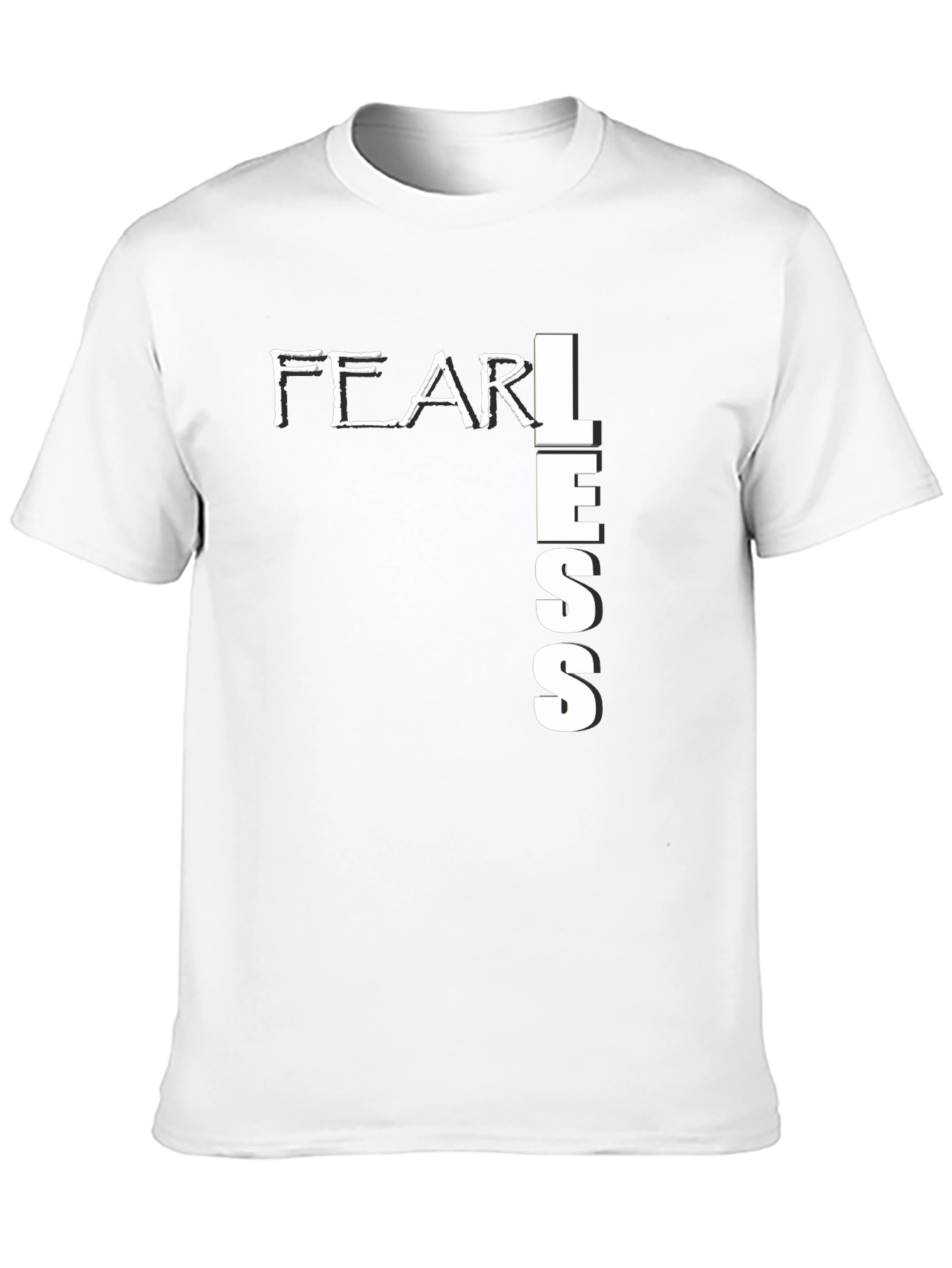 Fearless Graphic Print Mens T-Shirt