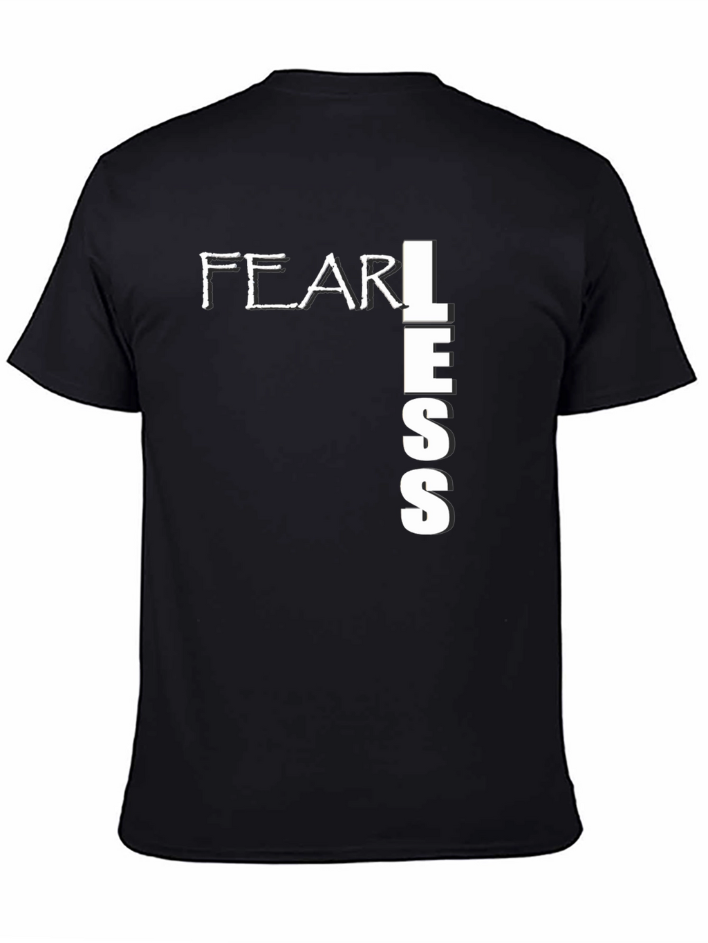 Fearless Graphic Print Mens T-Shirt
