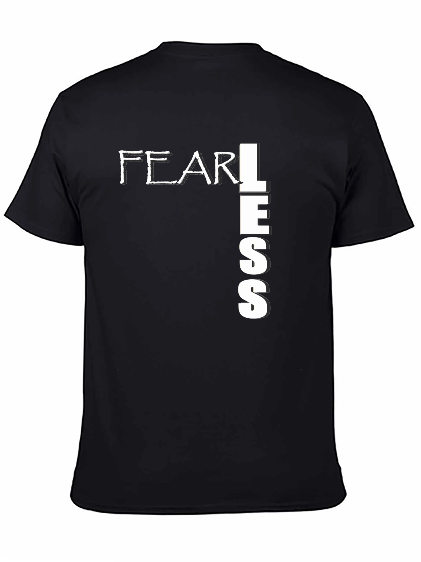 Fearless Graphic Print Mens T-Shirt