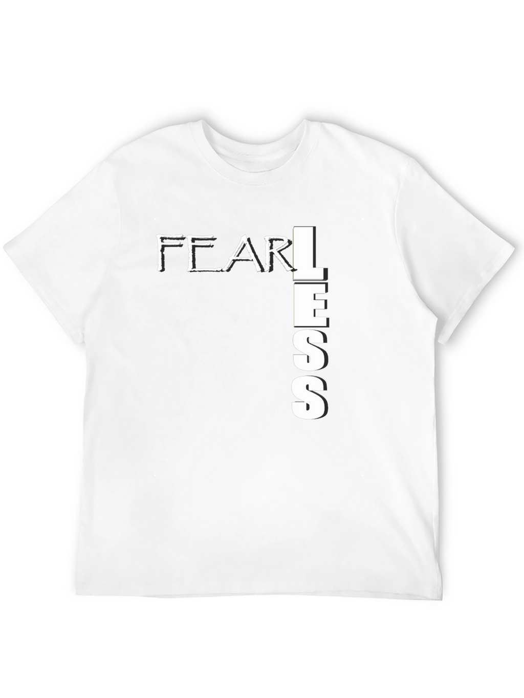 Fearless Graphic Print Mens T-Shirt