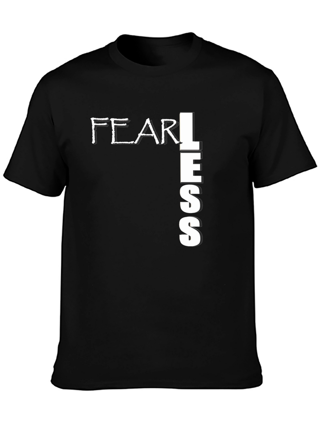 Fearless Graphic Print Mens T-Shirt