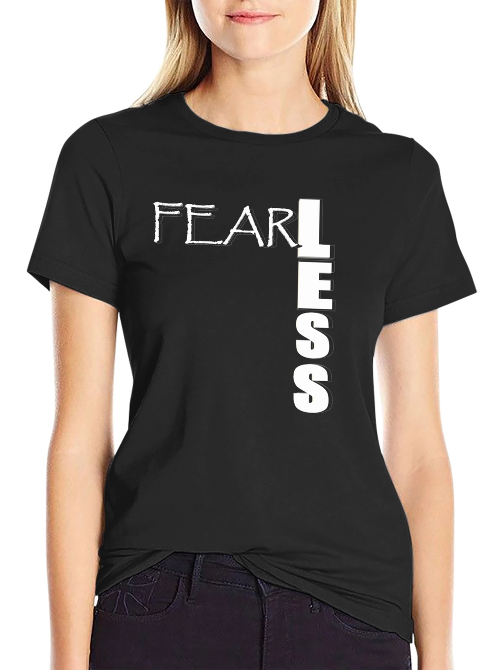 Fearless Graphic Print Mens T-Shirt