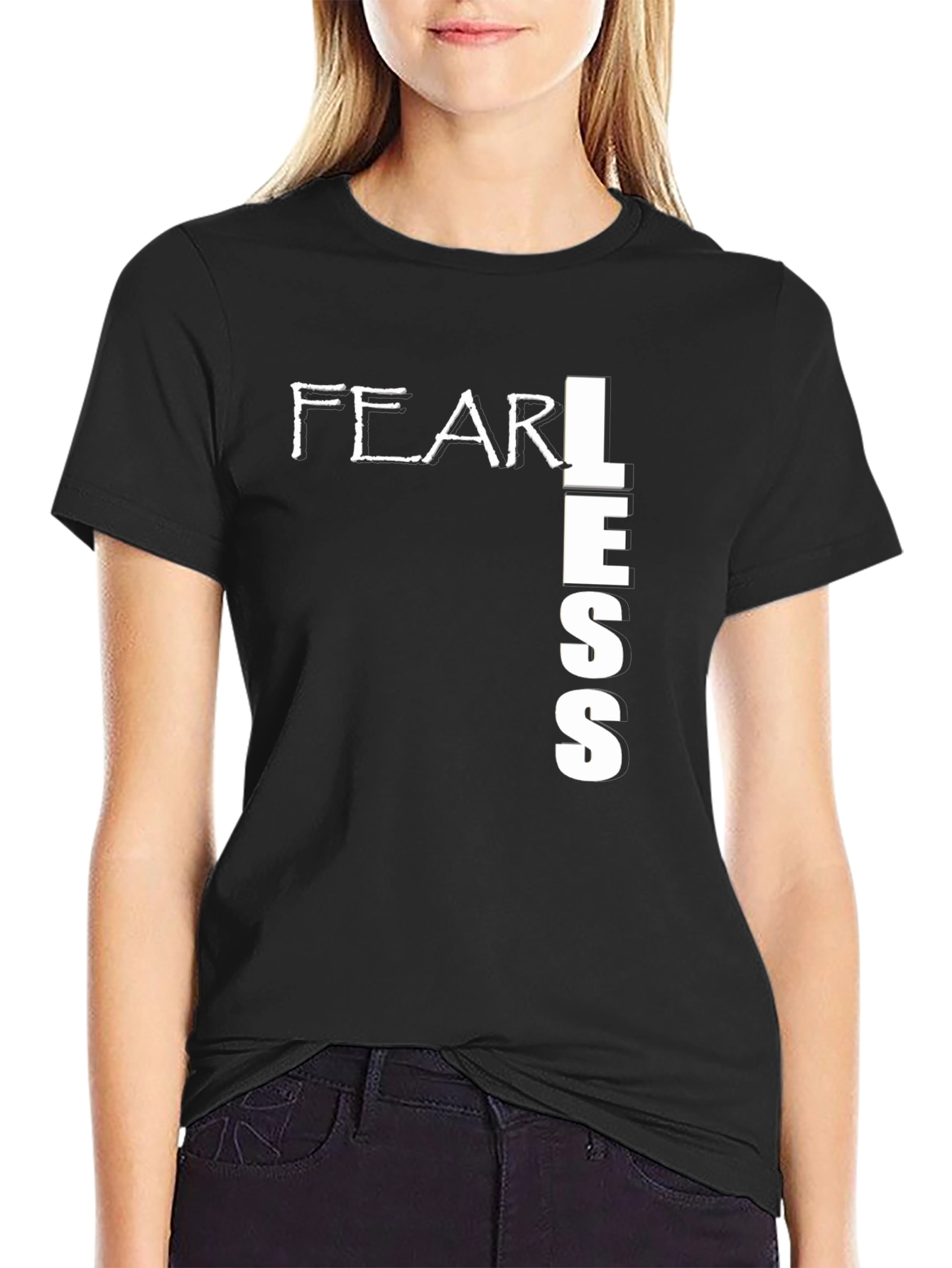 Fearless Graphic Print Mens T-Shirt