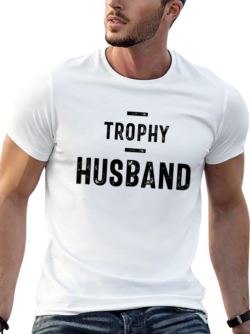 Trophy Husband Graphic Novelty T-Shirt
