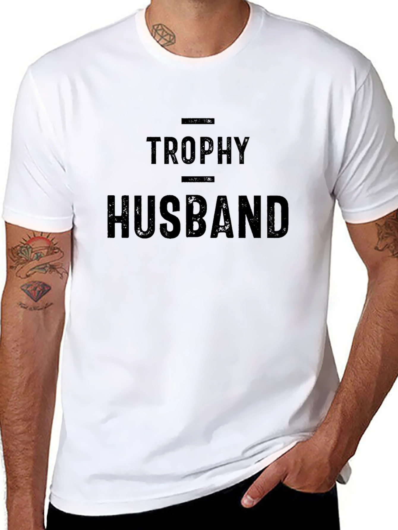 Trophy Husband Graphic Novelty T-Shirt
