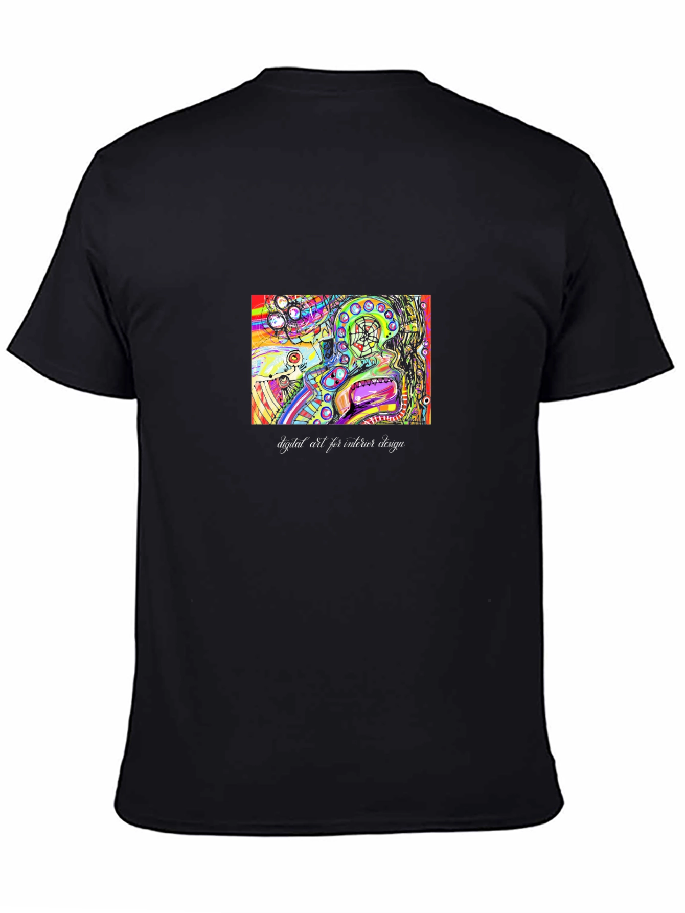 Abstract Art T-Shirt - Colorful Digital Design