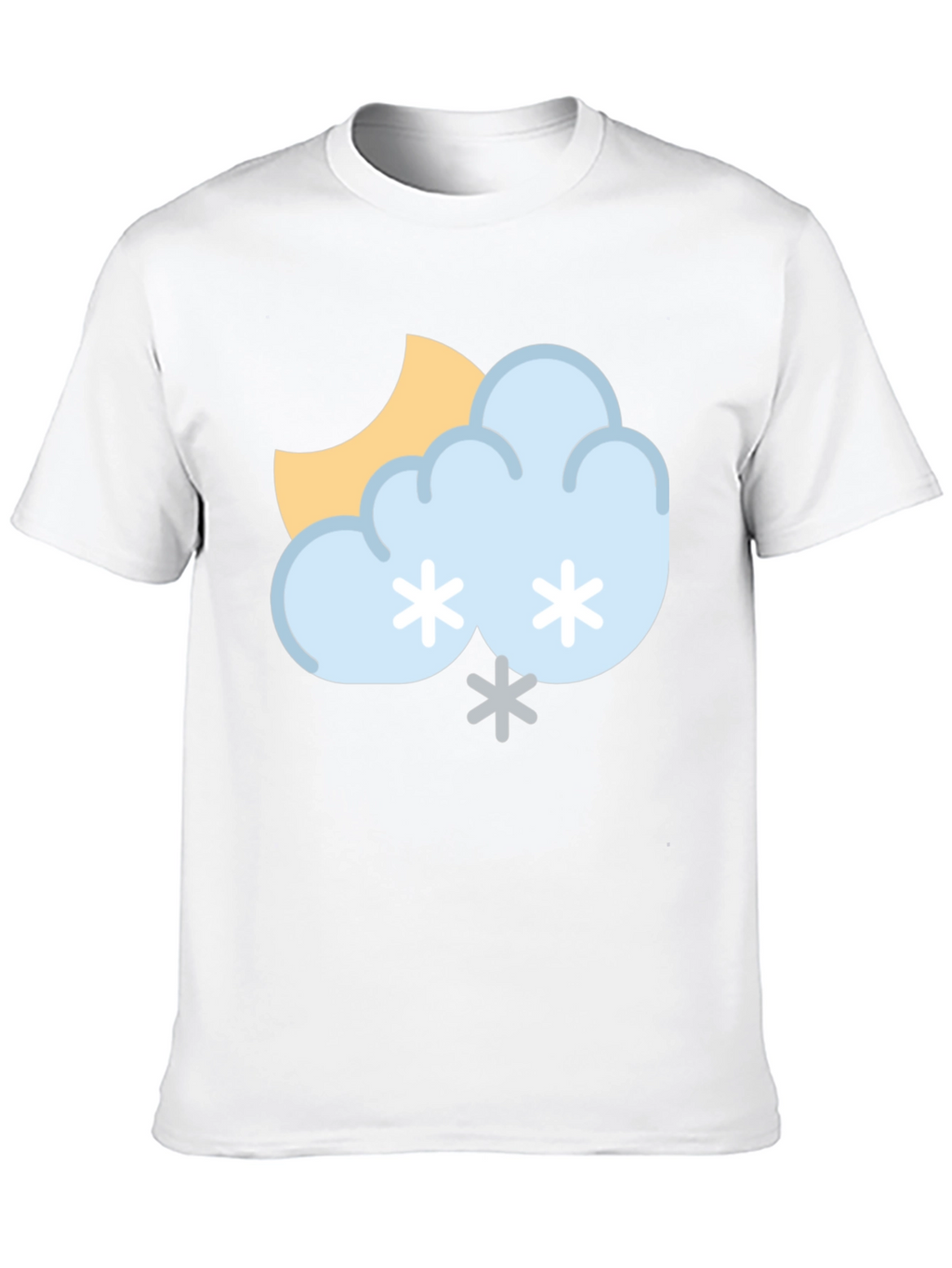 Snowy Day Graphic Tee - Unisex Black T-Shirt