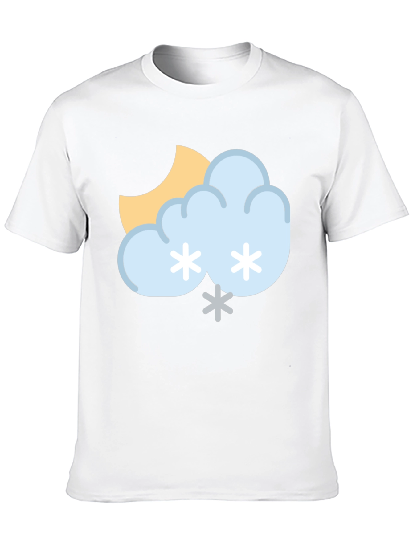 Snowy Day Graphic Tee - Unisex Black T-Shirt