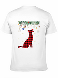Plaid Dog Christmas T-Shirt