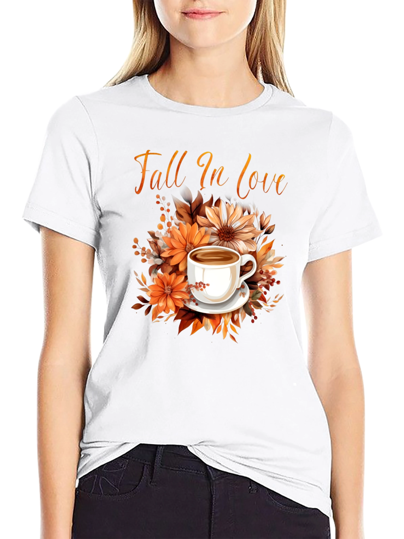 Fall In Love Coffee T-Shirt