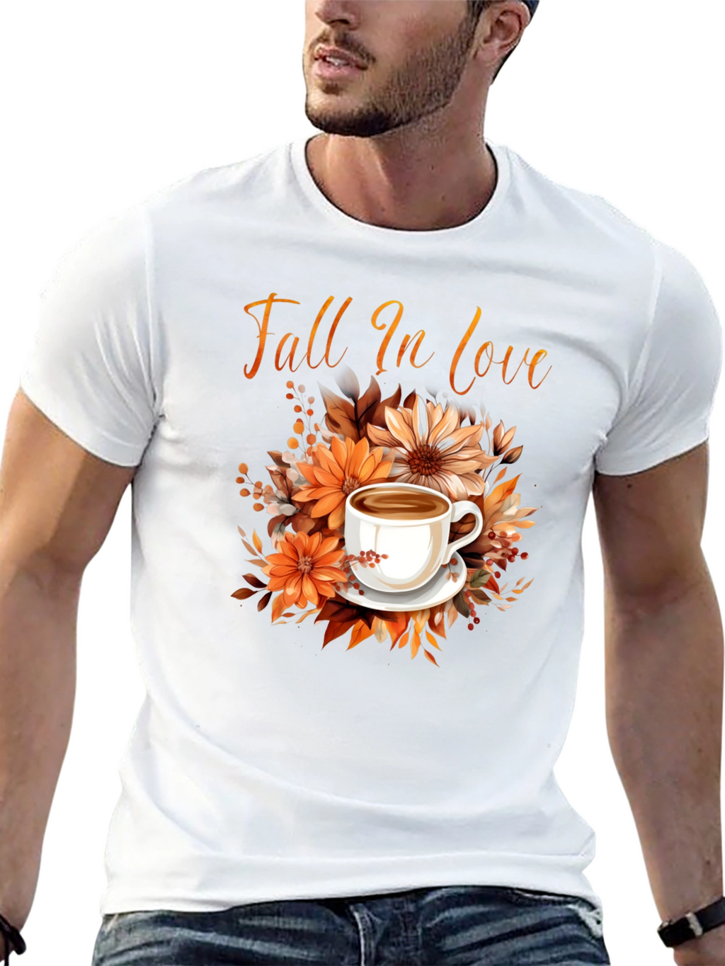 Fall In Love Coffee T-Shirt