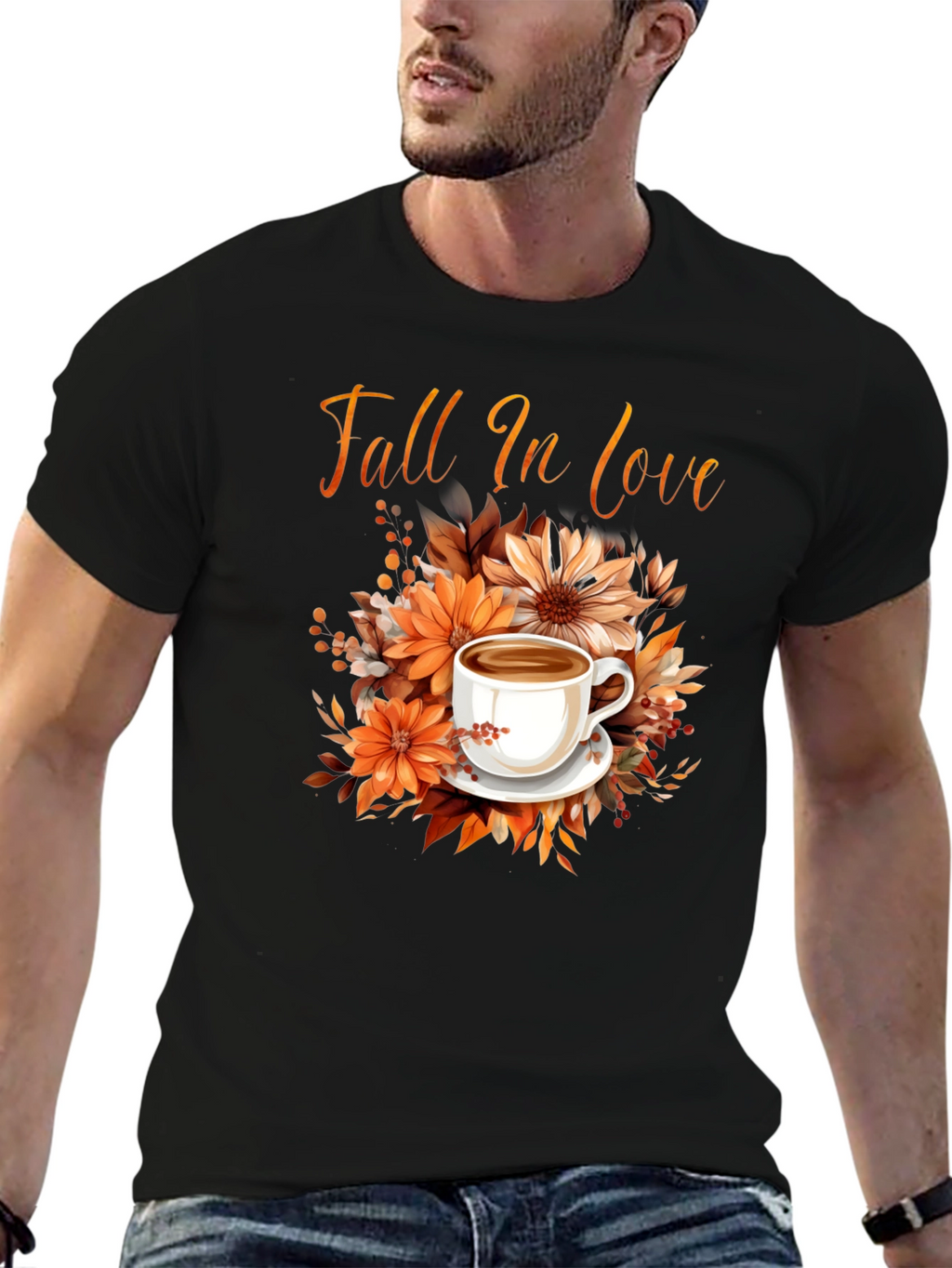 Fall In Love Coffee T-Shirt