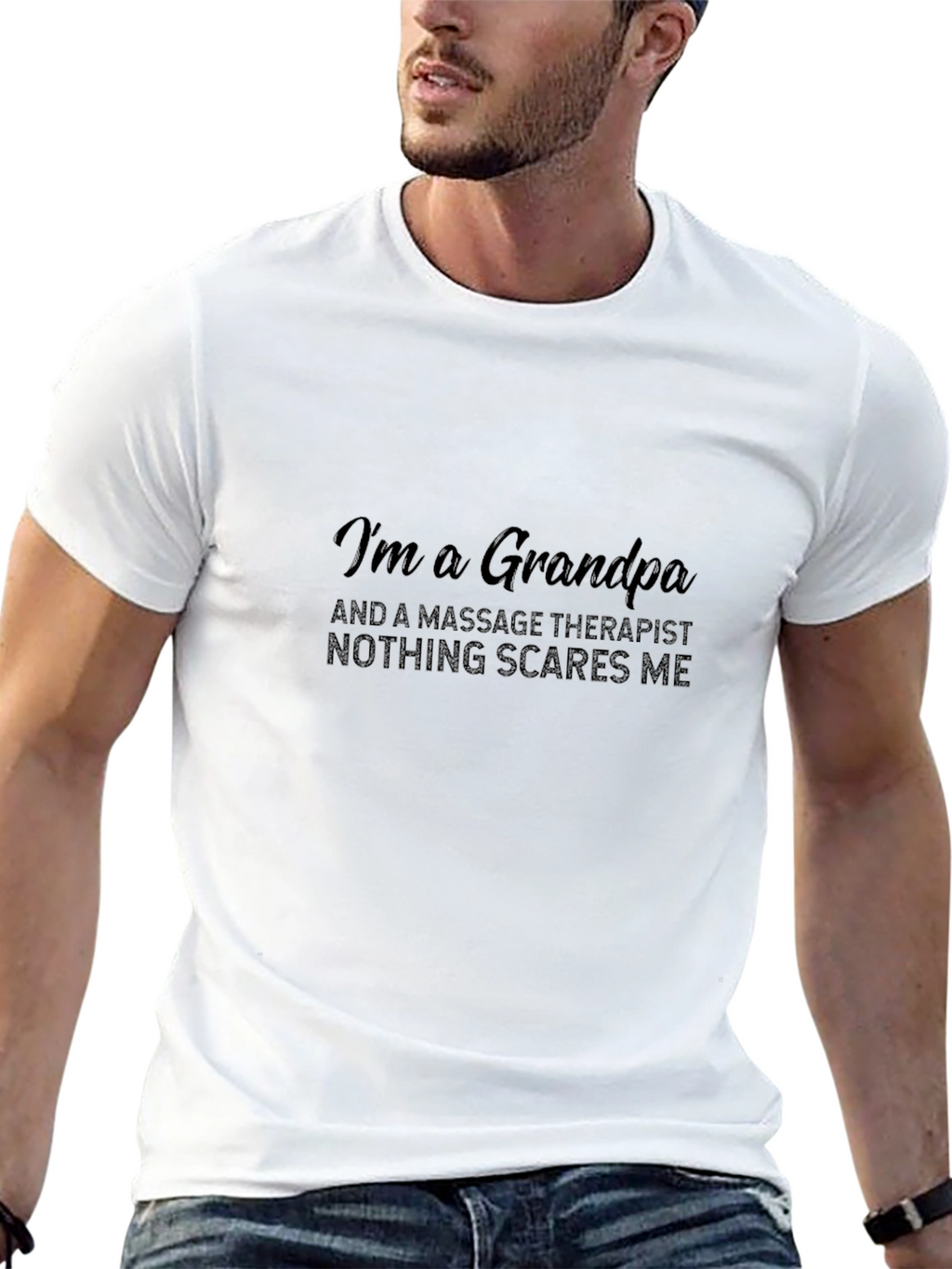 Grandpa Massage Therapist Graphic Tee