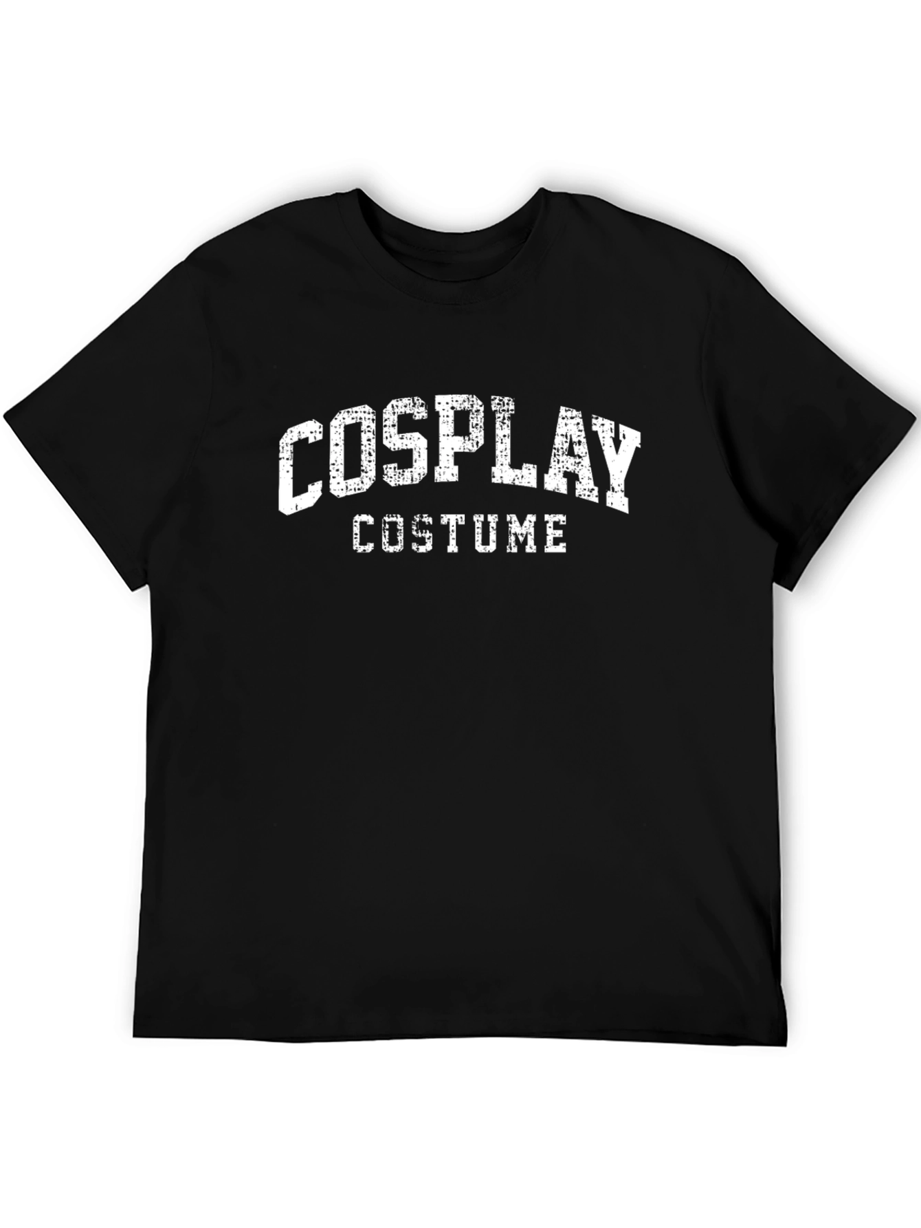 Cosplay Costume Graphic T-Shirt - Black