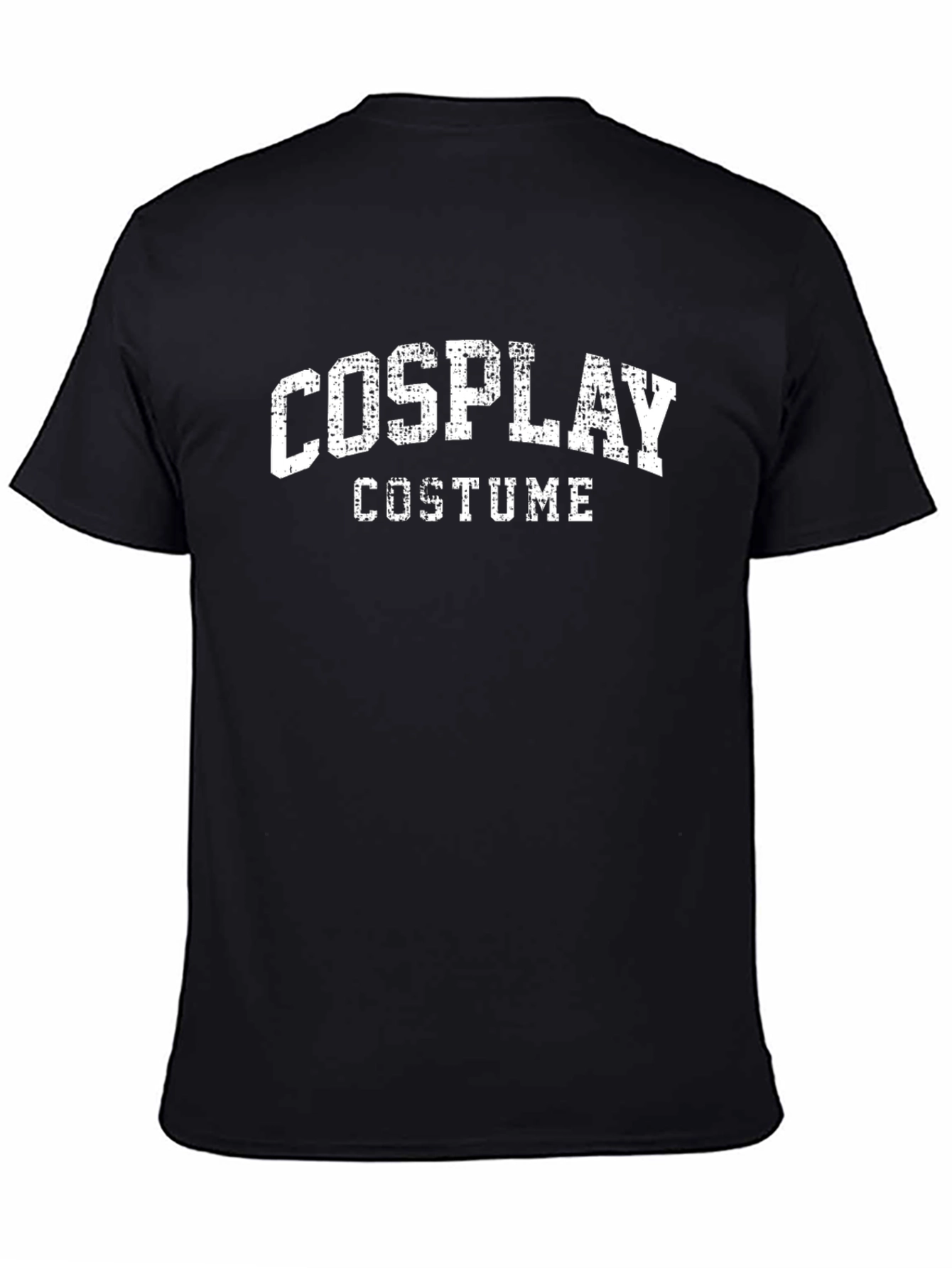 Cosplay Costume Graphic T-Shirt - Black