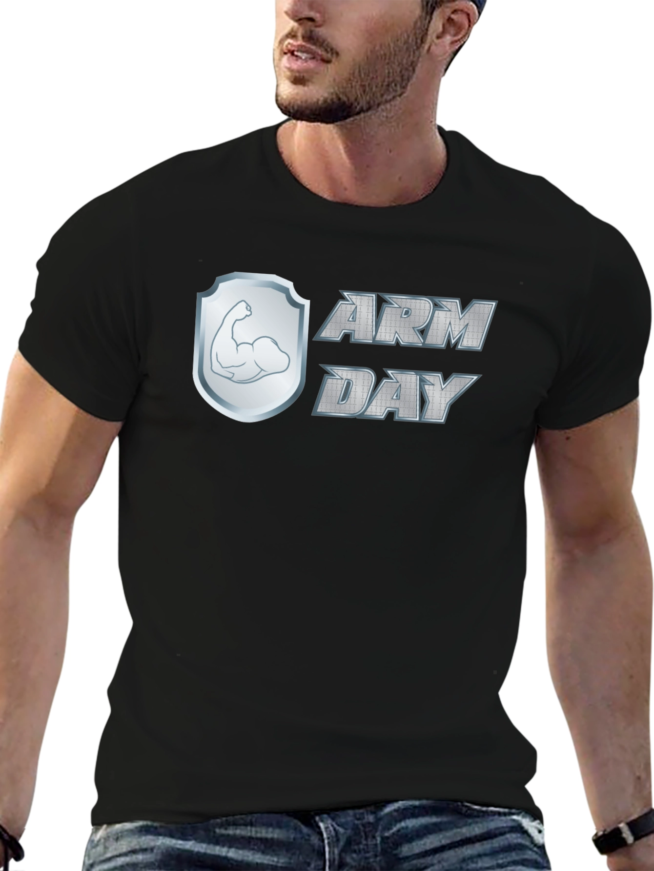 Arm Day Gym Workout T-Shirt