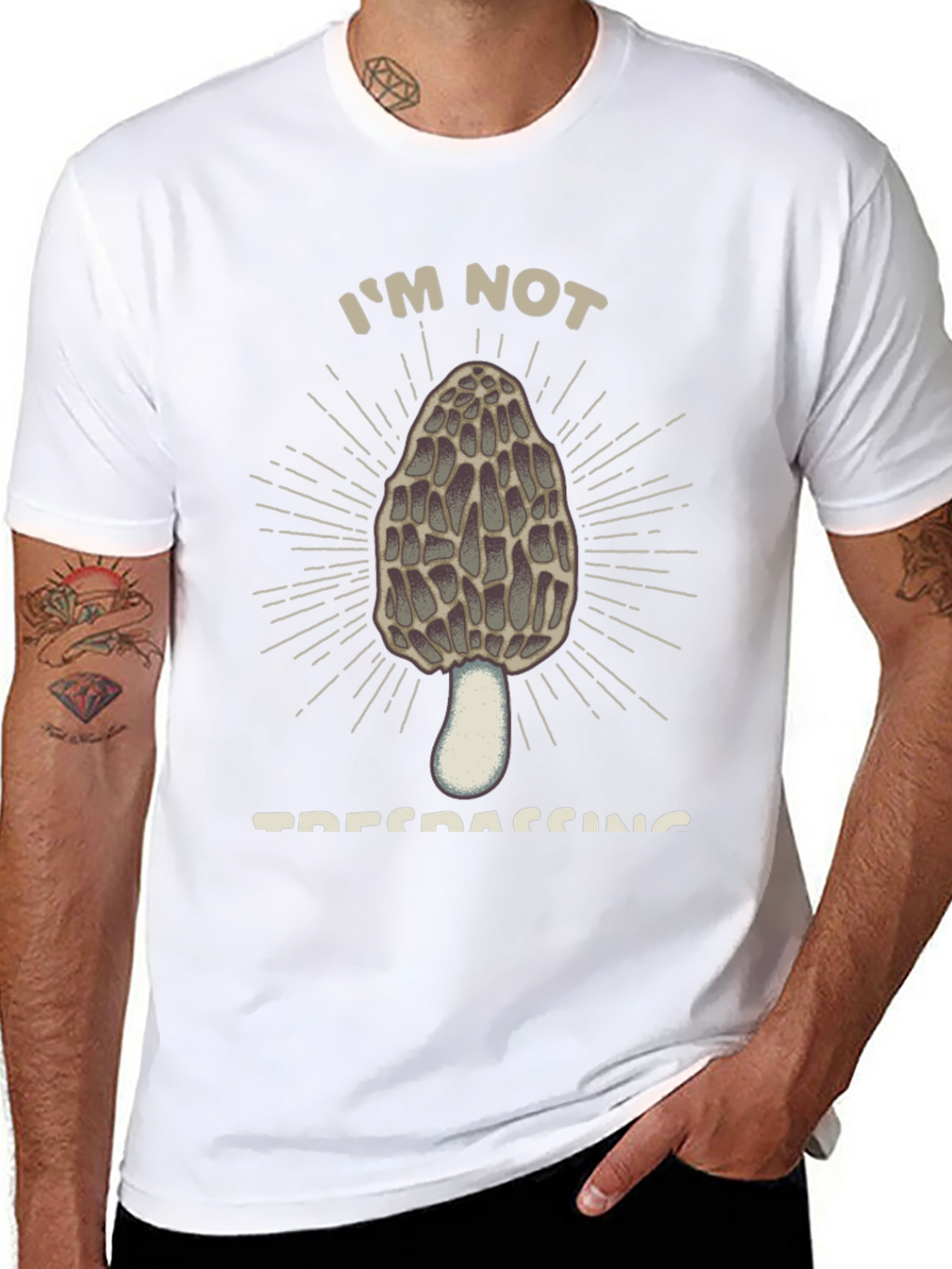 Mushroom Hunter T-Shirt - Morel Foraging