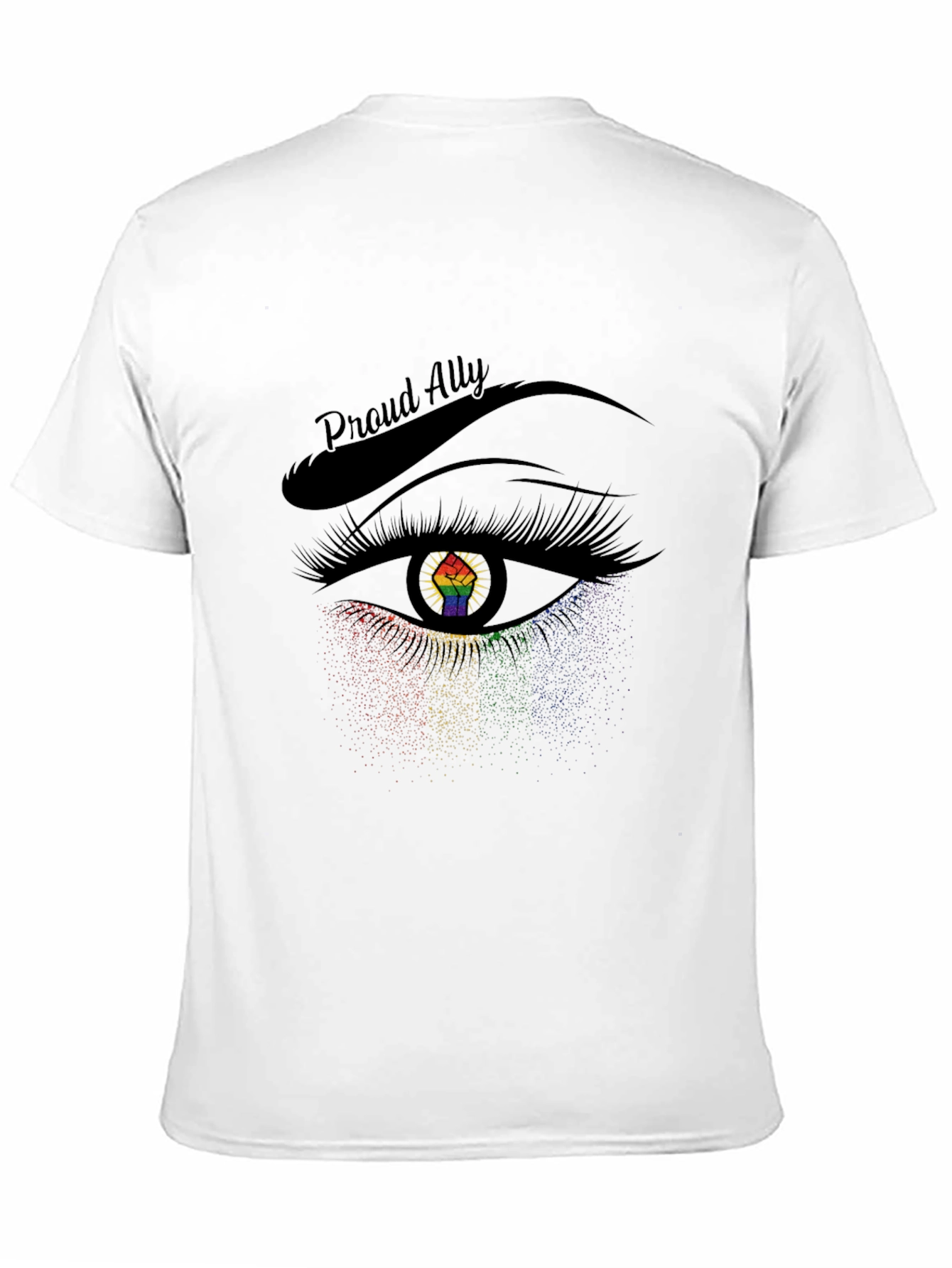 Proud Ally Rainbow Eye T-Shirt