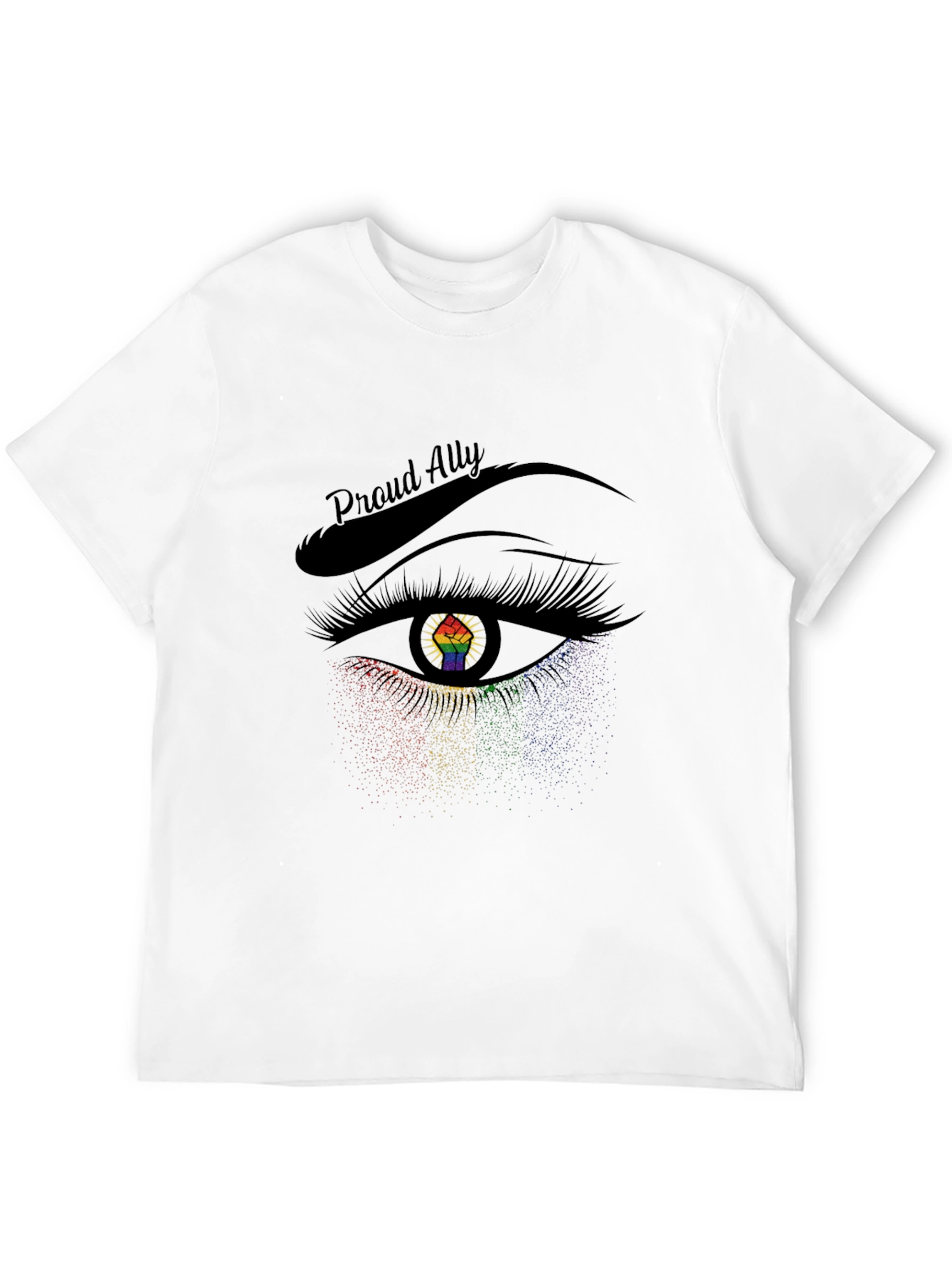 Proud Ally Rainbow Eye T-Shirt