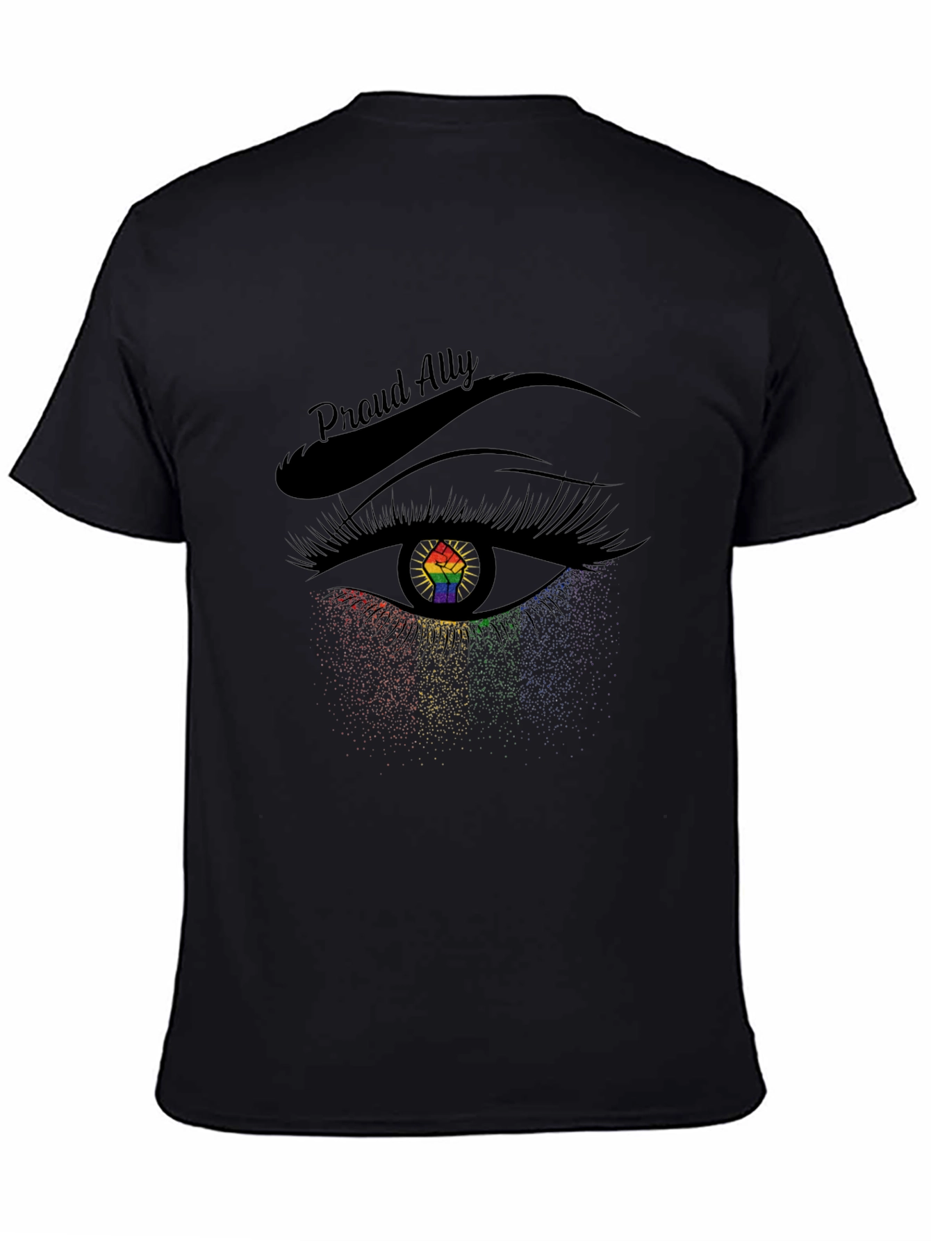 Proud Ally Rainbow Eye T-Shirt
