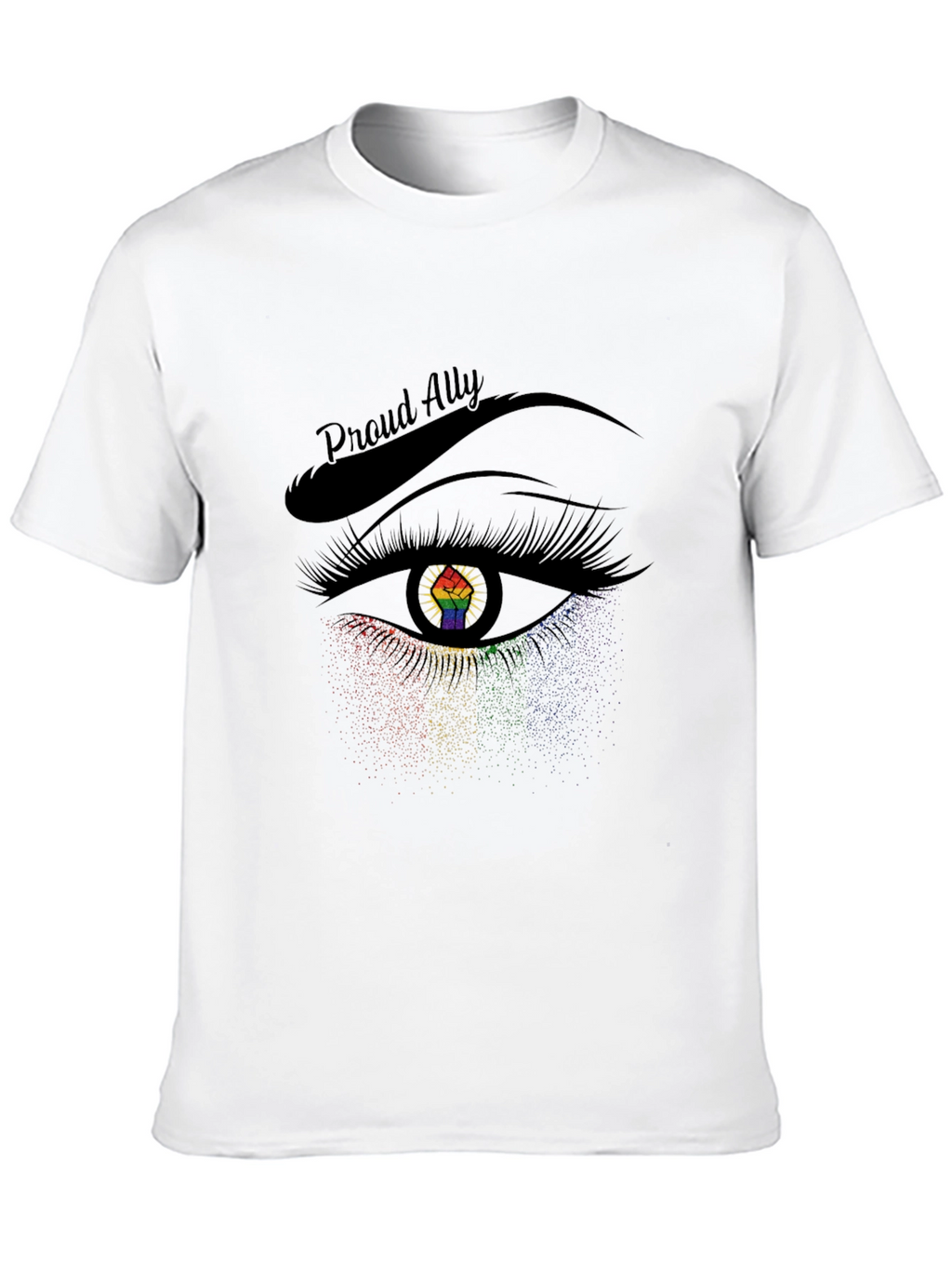 Proud Ally Rainbow Eye T-Shirt