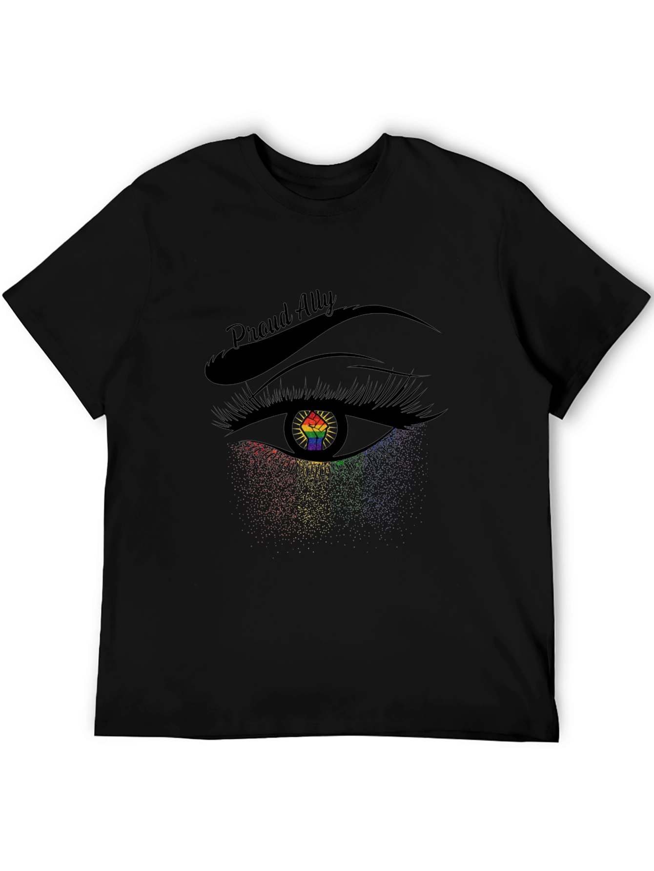 Proud Ally Rainbow Eye T-Shirt
