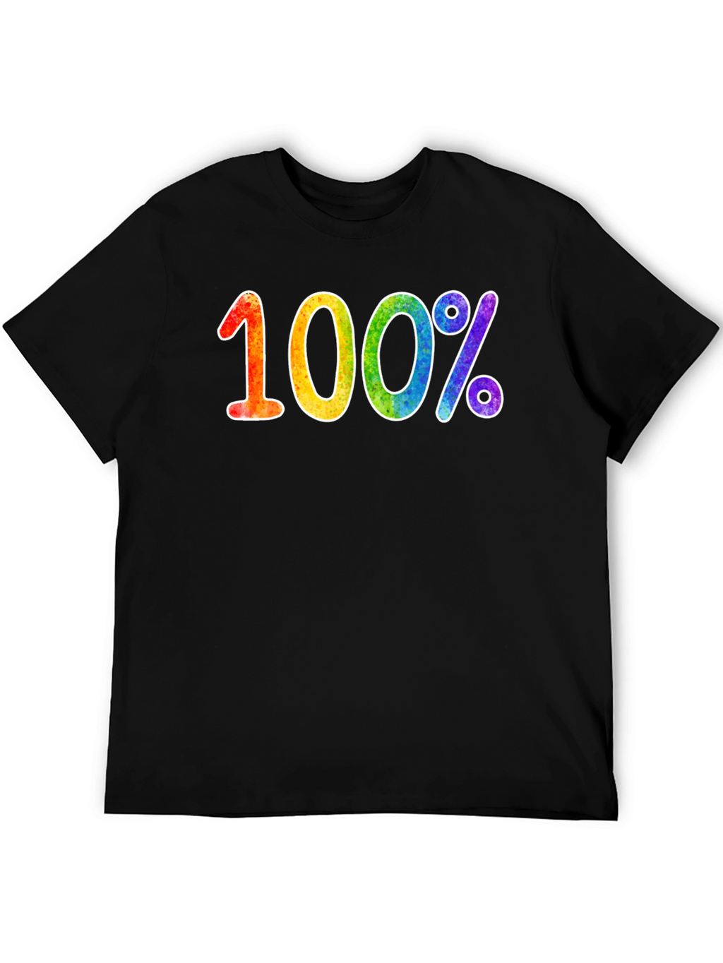 Rainbow 100% Graphic Tee