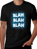 Blah Graphic Tee - Mens Black T-Shirt