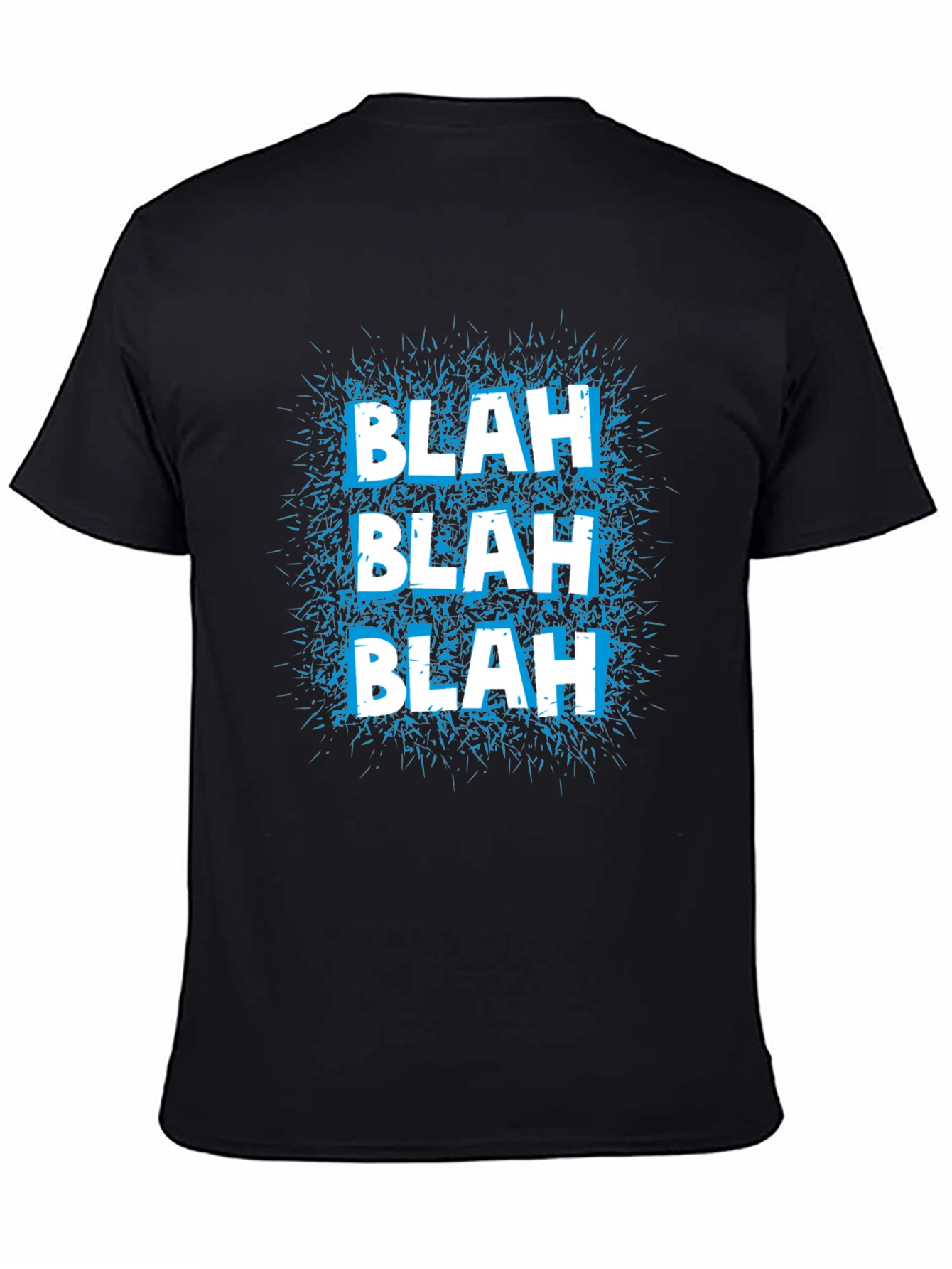 Blah Graphic Tee - Mens Black T-Shirt