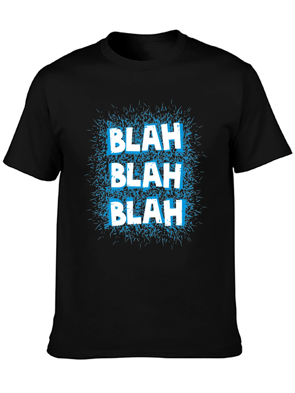 Blah Graphic Tee - Mens Black T-Shirt