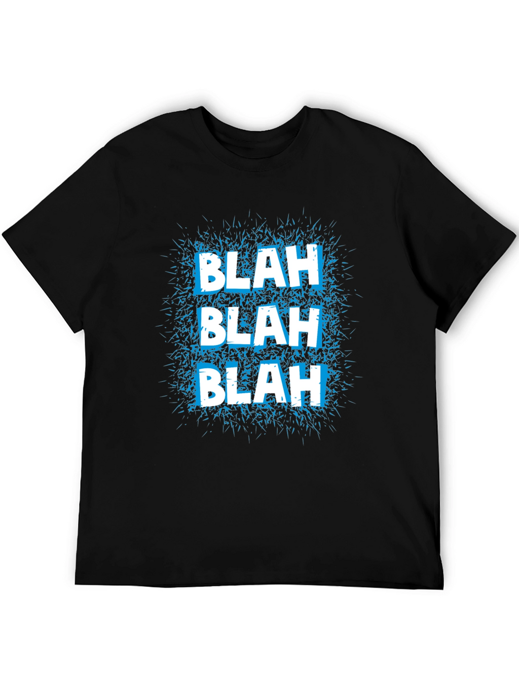 Blah Graphic Tee - Mens Black T-Shirt