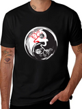 Yin Yang Tree Graphic T-Shirt - Balance Style