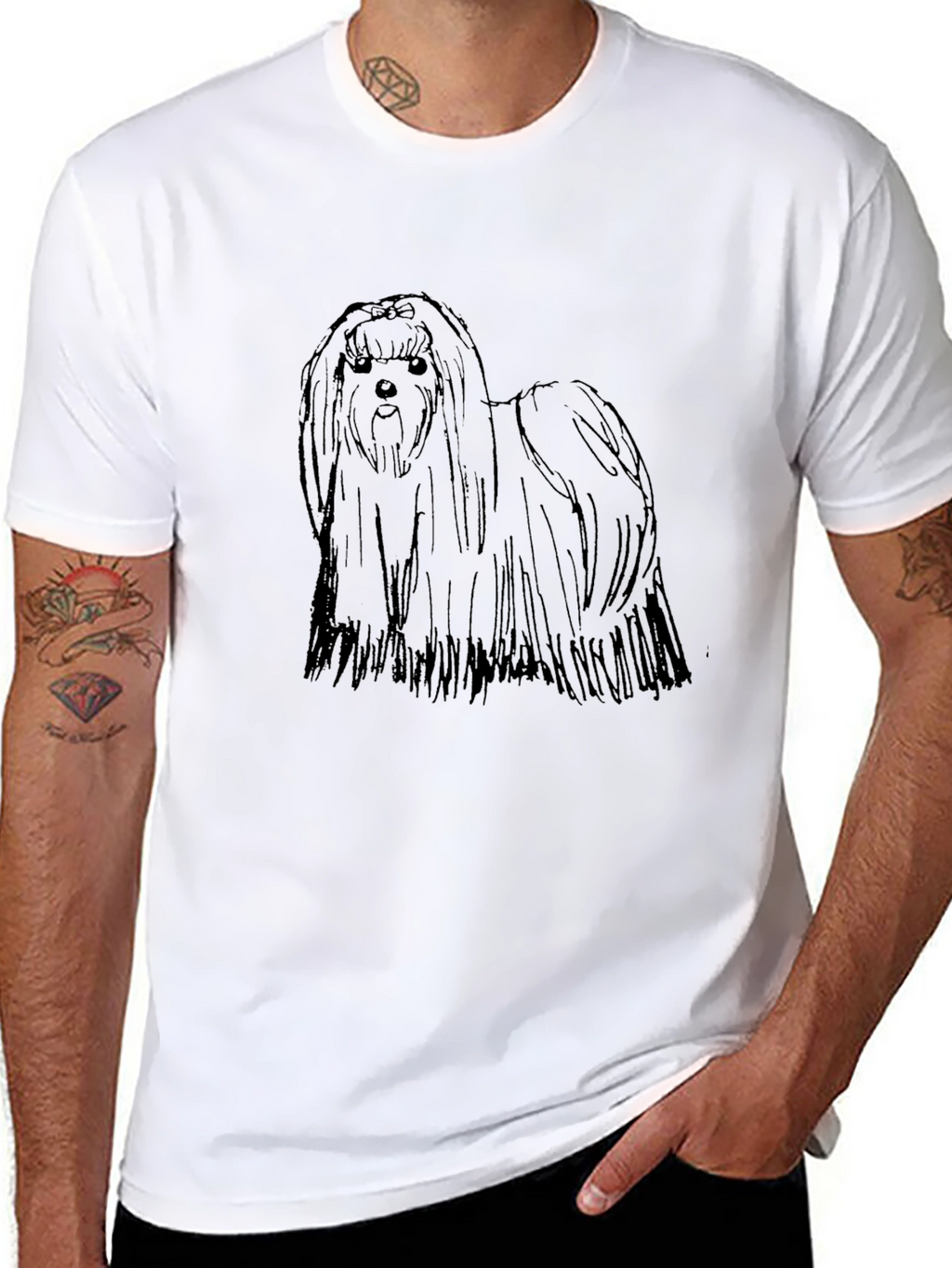 Dog Lover T-Shirt - Black Graphic Tee