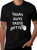 Vegan Guys Taste Better Graphic T-Shirt