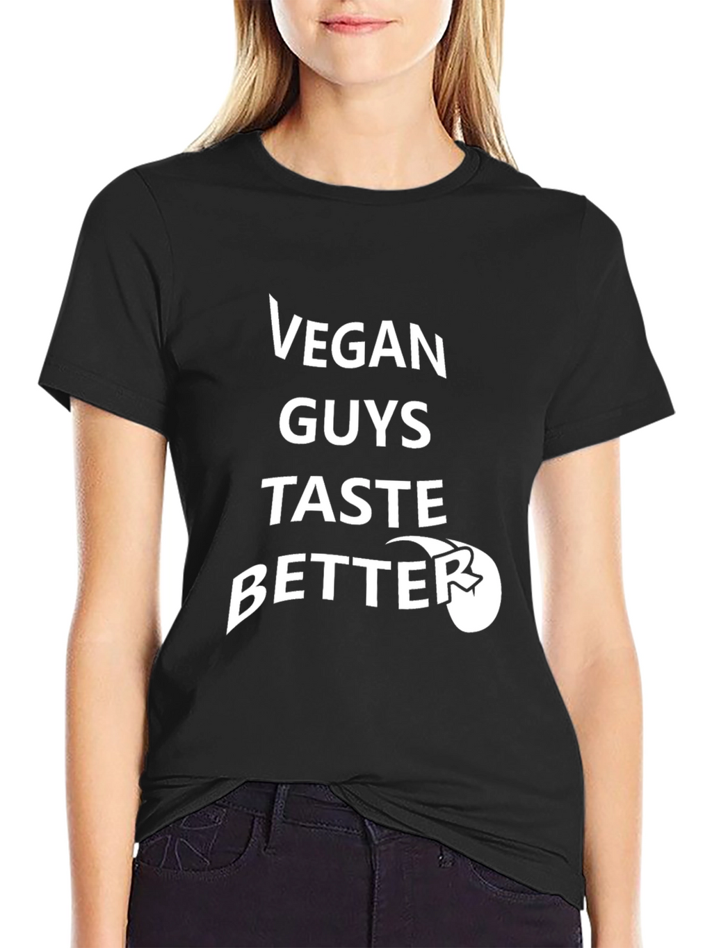Vegan Guys Taste Better Graphic T-Shirt