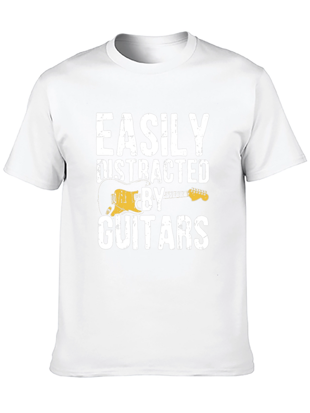 Easily Distracted By Guitars Graphic T-Shirt