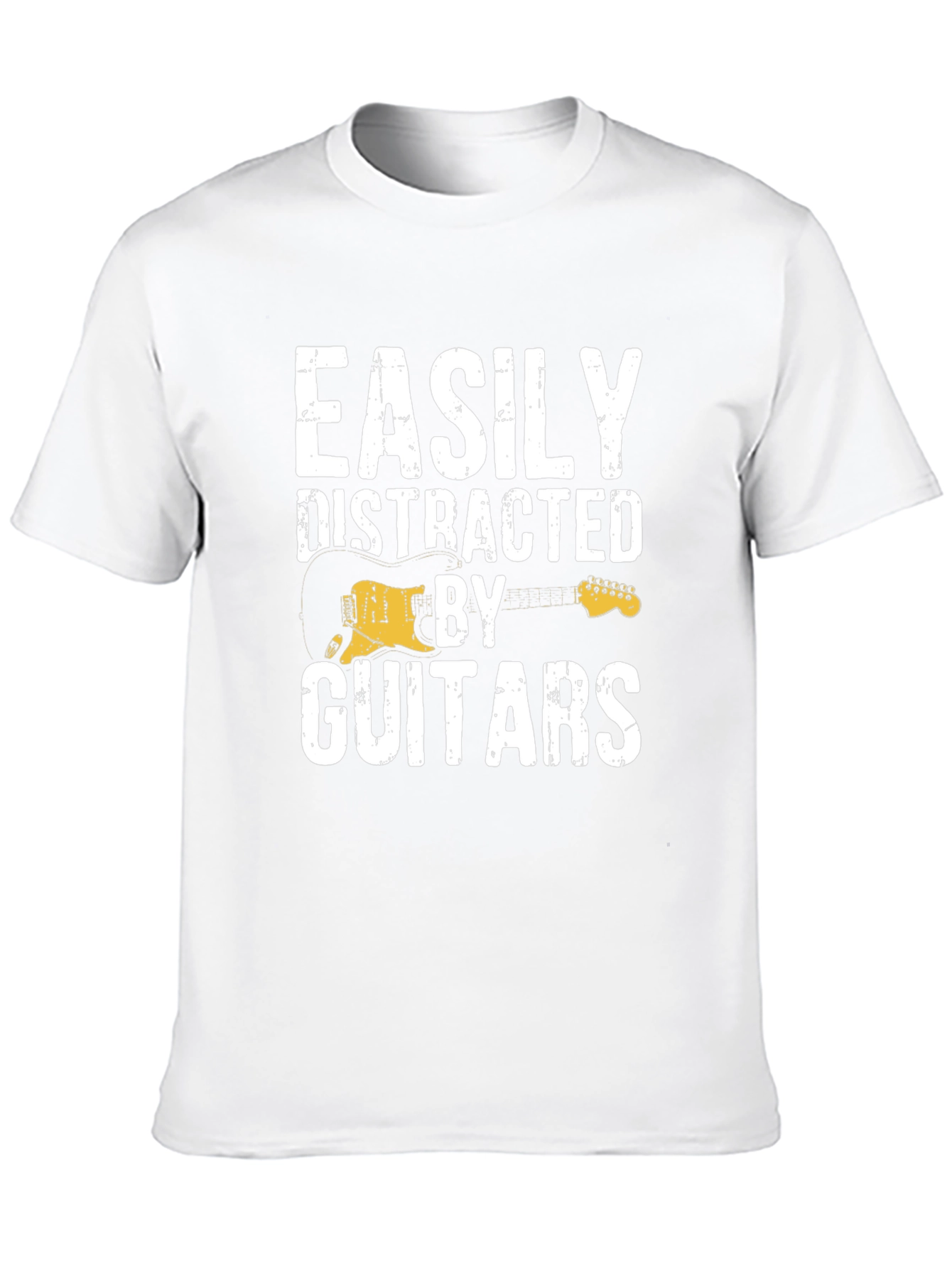 Easily Distracted By Guitars Graphic T-Shirt
