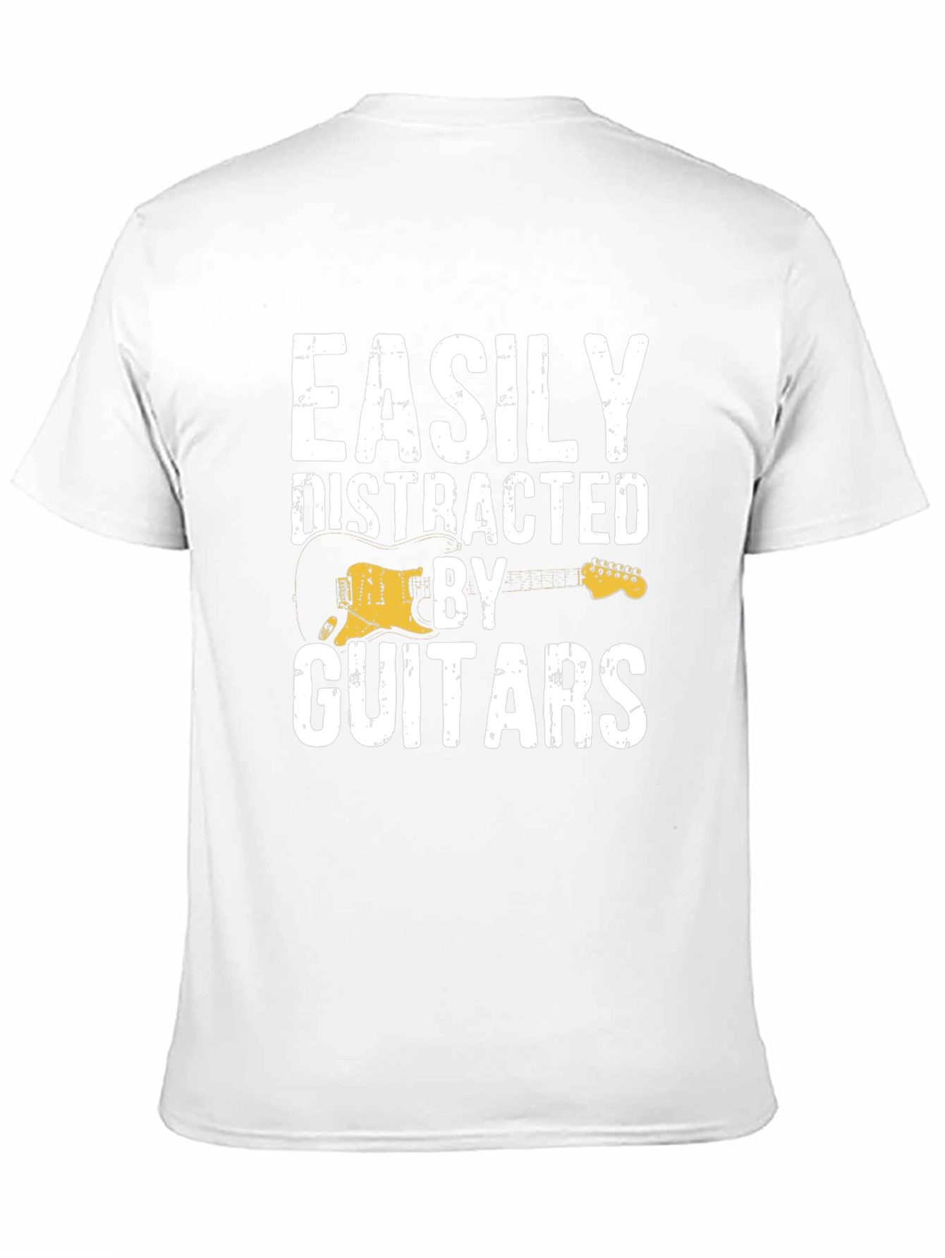 Easily Distracted By Guitars Graphic T-Shirt