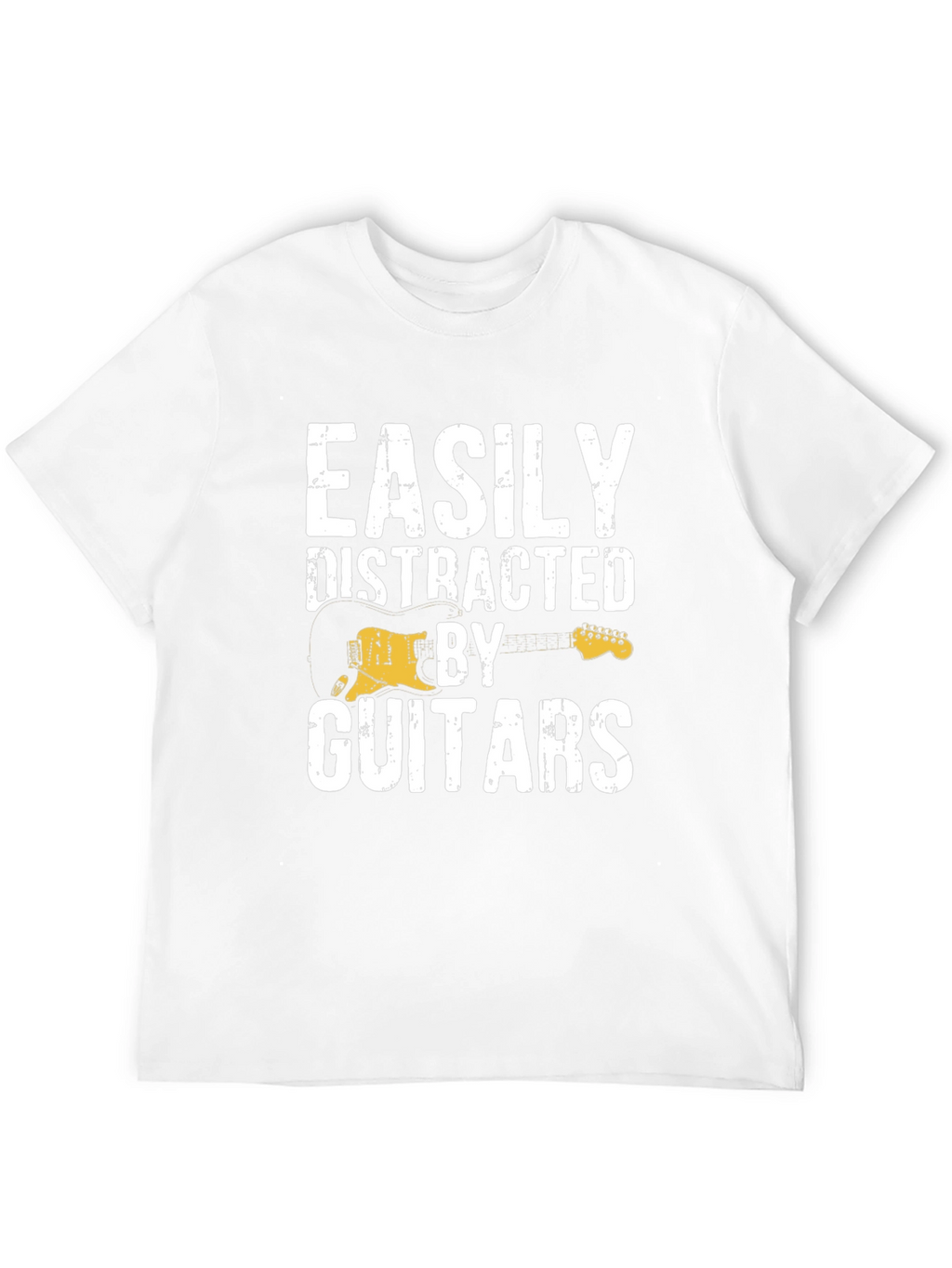 Easily Distracted By Guitars Graphic T-Shirt