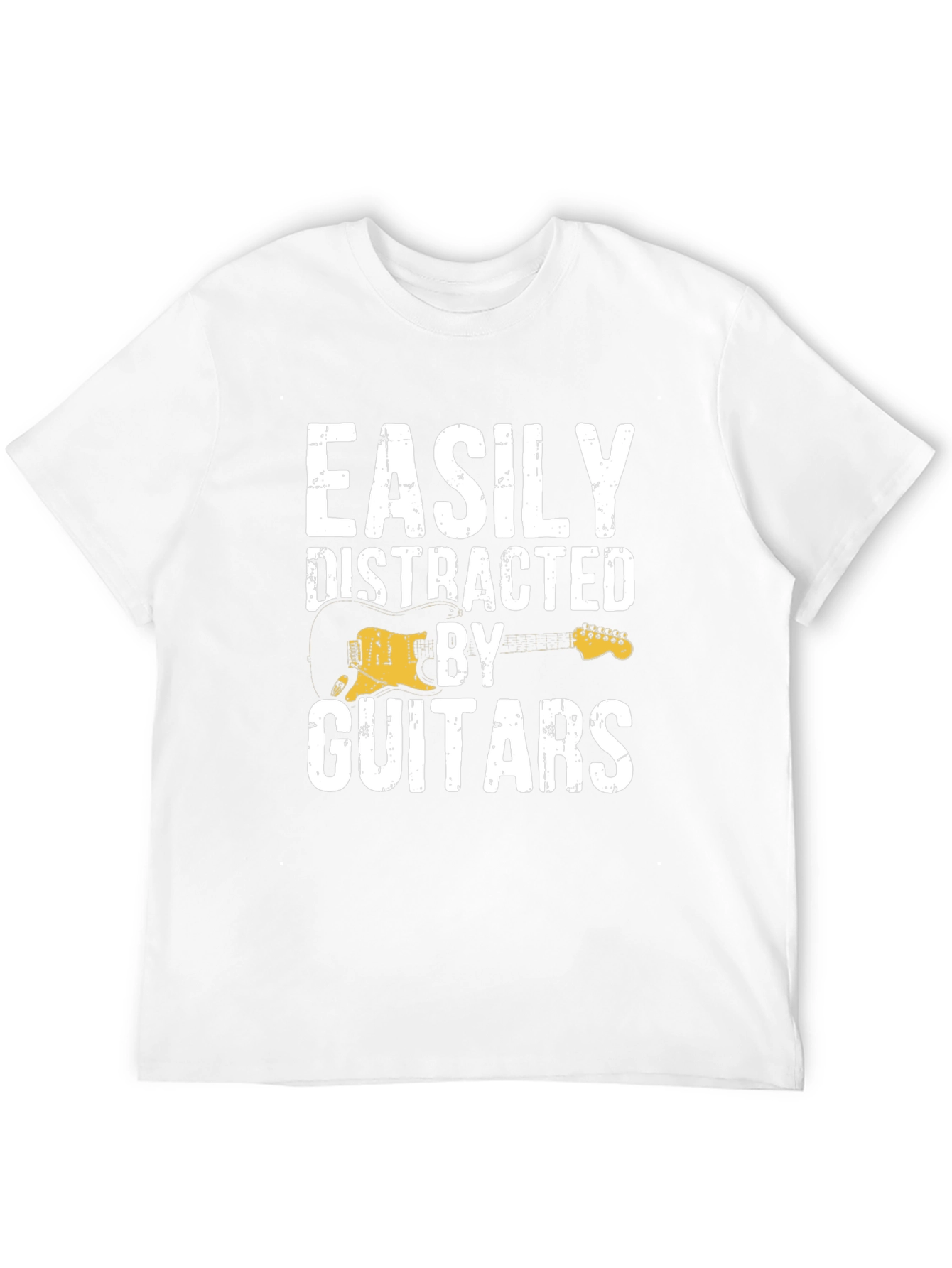 Easily Distracted By Guitars Graphic T-Shirt