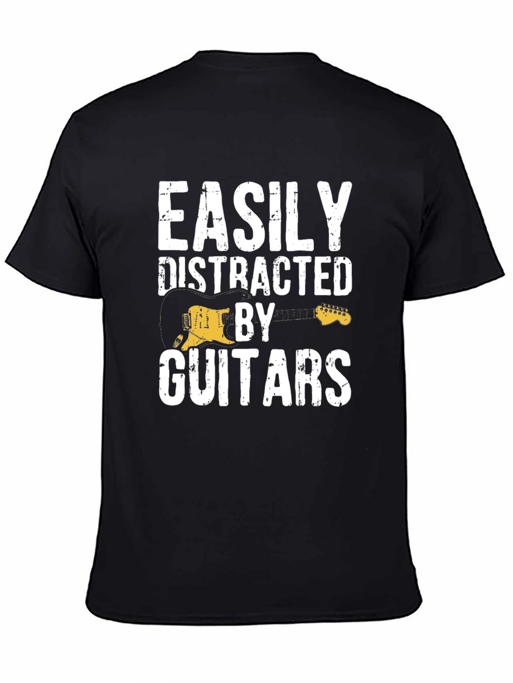 Easily Distracted By Guitars Graphic T-Shirt