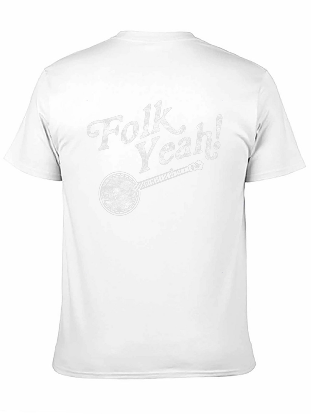 Folk Yeah! Banjo Graphic Tee - Black
