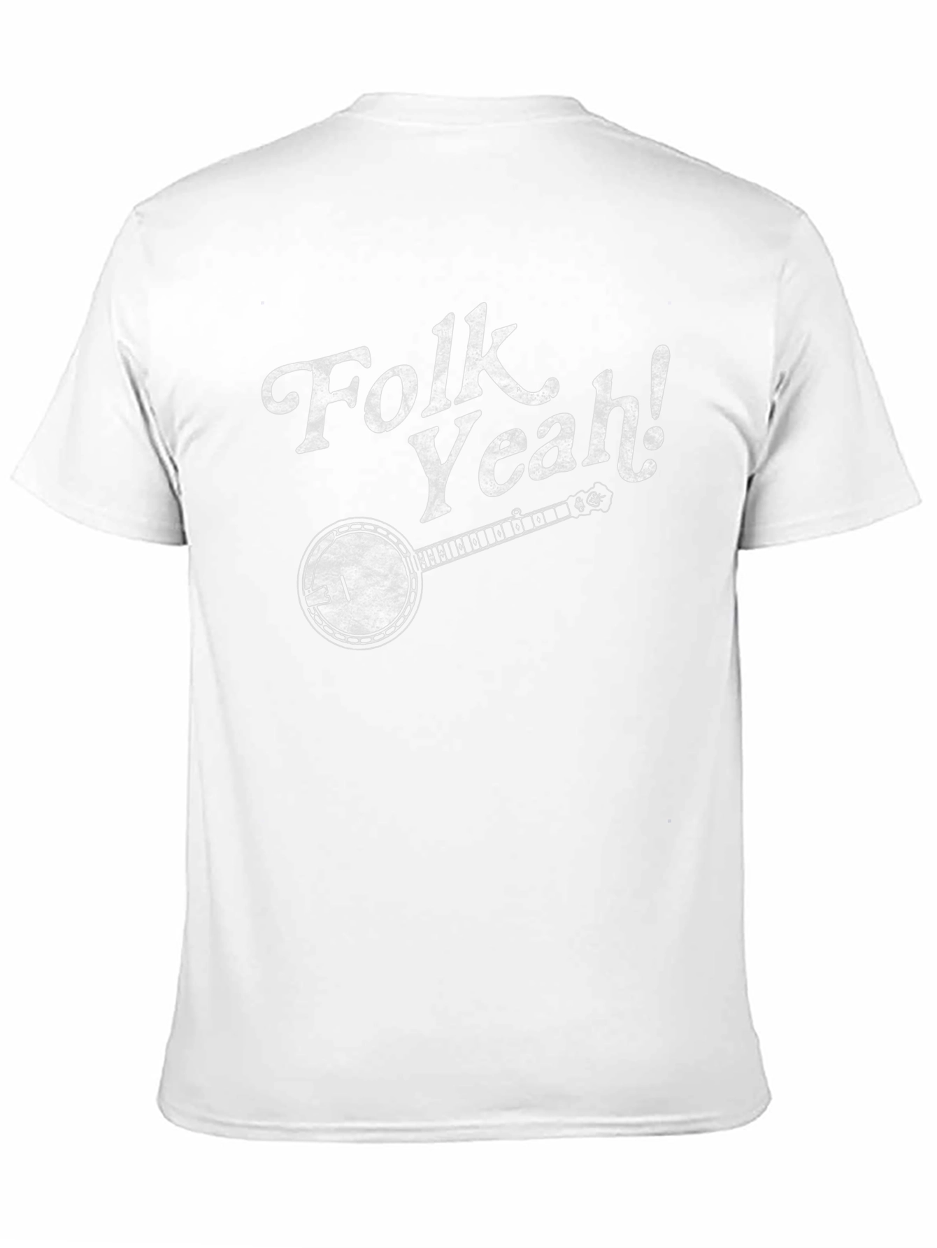 Folk Yeah! Banjo Graphic Tee - Black