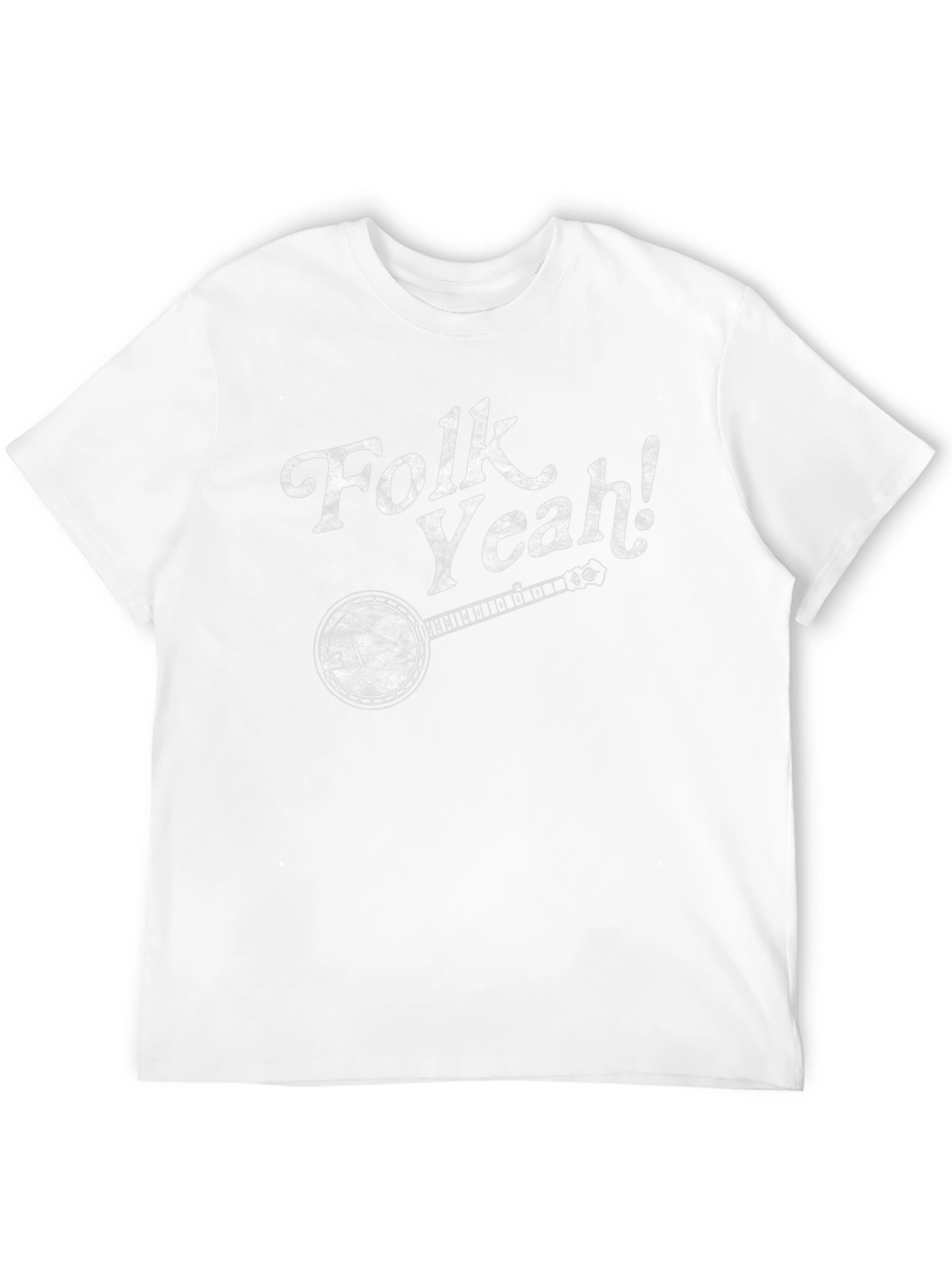 Folk Yeah! Banjo Graphic Tee - Black