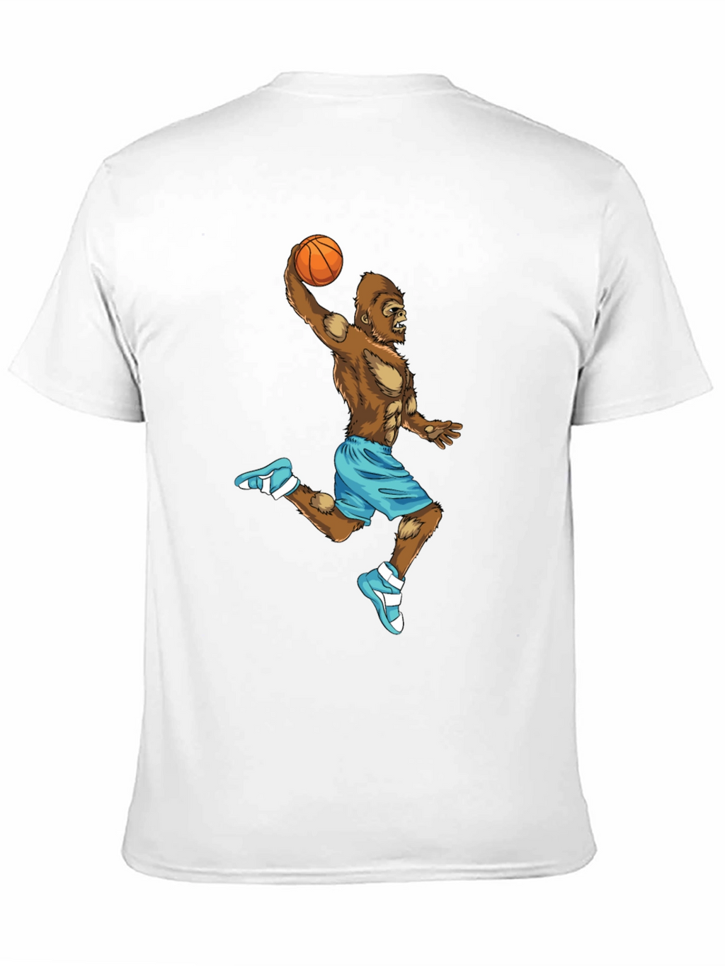 Gorilla Dunk T-Shirt - Funny Basketball Tee