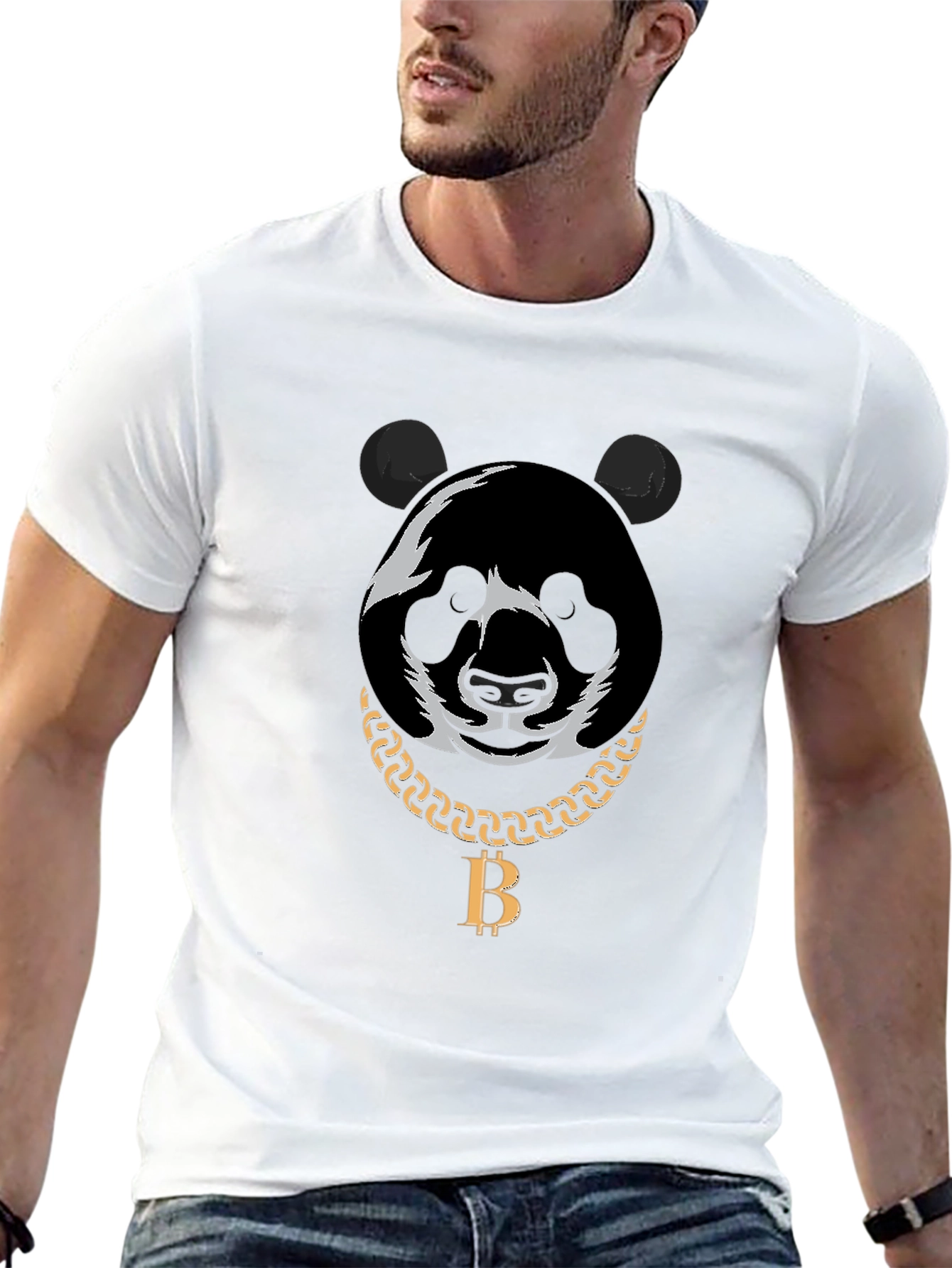 Panda Bitcoin Chain T-Shirt